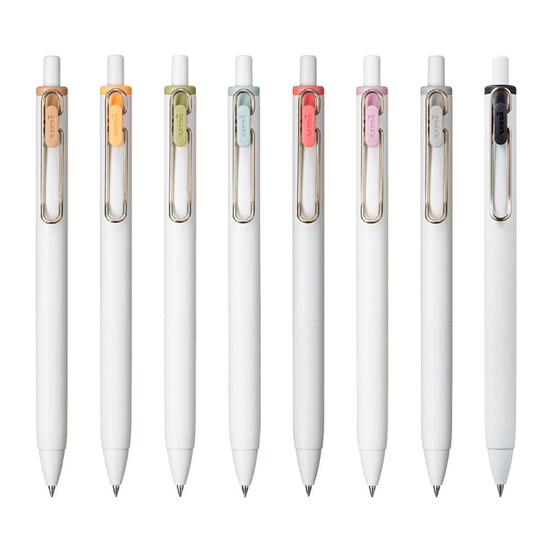 Uni Uni-ball One 0.38 mm Set di 8 Penne Gel Fika Color