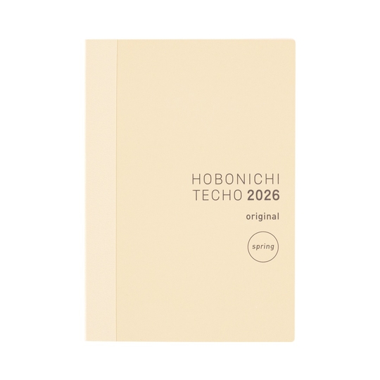 Hobonichi Techo Original Book 2026 Agenda A6 Giornaliera Spring