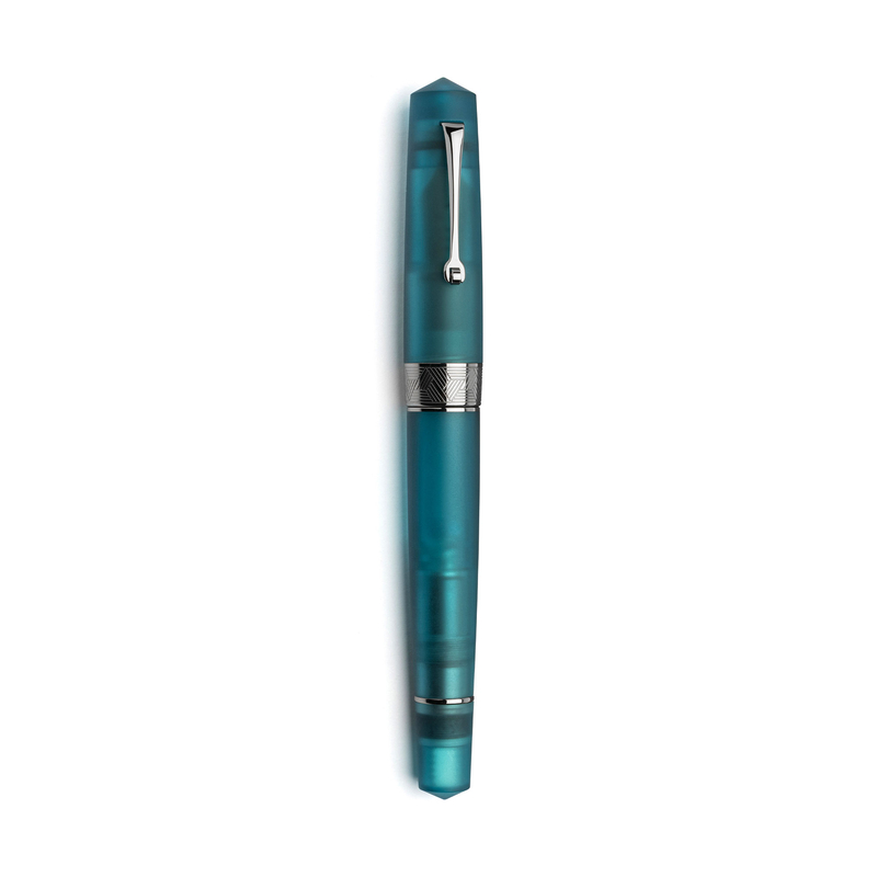 Leonardo Officina Italiana Leonardo Momento Zero Grande Pura Fountain Pen Petrol & Ruthenium