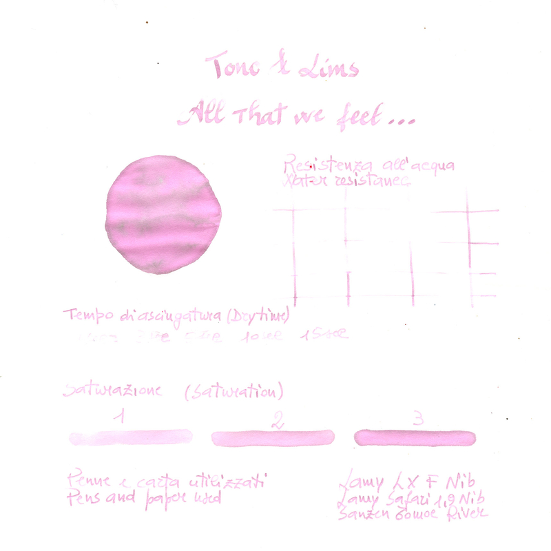 Tono & Lims Tono & Lims All that we feel converges and overflows, marking a time of celebration Inchiostro 30 ml
