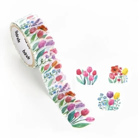Bande Washi Tape Campi di Tulipani
