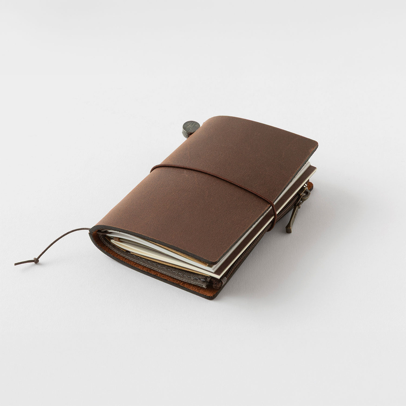 Traveler's Company Traveler's Notebook Card Size 20th Anniversary Set Brown