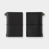 Traveler's Company Traveler's Notebook Card Size 20th Anniversary Set Black