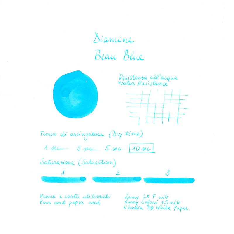 Diamine Diamine Beau Blue Ink Bottle 80 ml