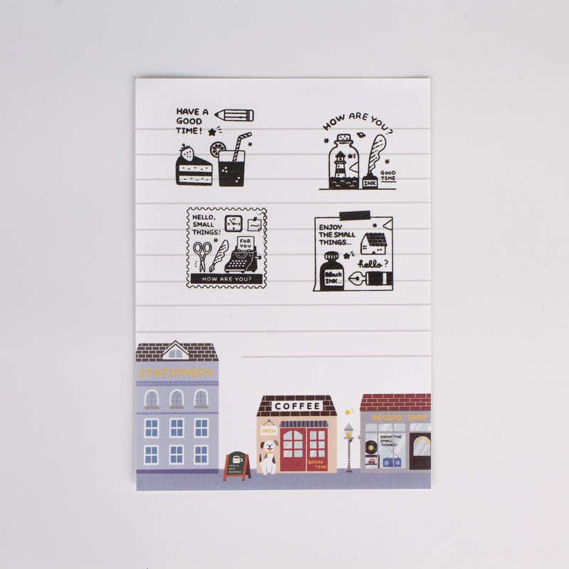 Sanby Sanby x Eric Small Things Timbro Preinchiostrato Set da Cucito