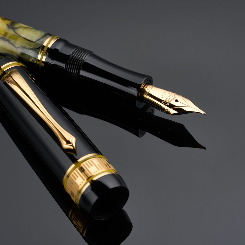 Nettuno Nettuno Superba Fountain Pen Jade 14k Limited Edition