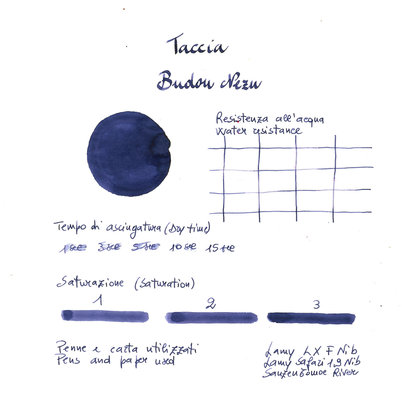 Taccia Taccia Ukiyo-e Kuniyoshi Budou Nezu Inchiostro 40 ml