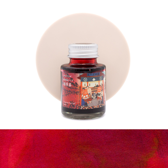 Taccia Ukiyo-e Kuniyoshi Akane Ink Bottle 40 ml