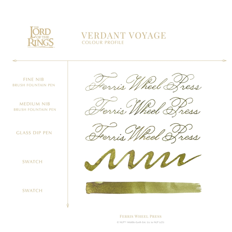 Ferris Wheel Press Ferris Wheel Press x The Lord of the Rings Verdant Voyage Ink Bottle 10 ml