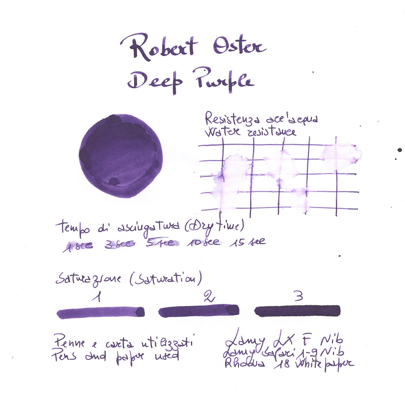 Robert Oster Deep Purple Ink Bottle 50 ml