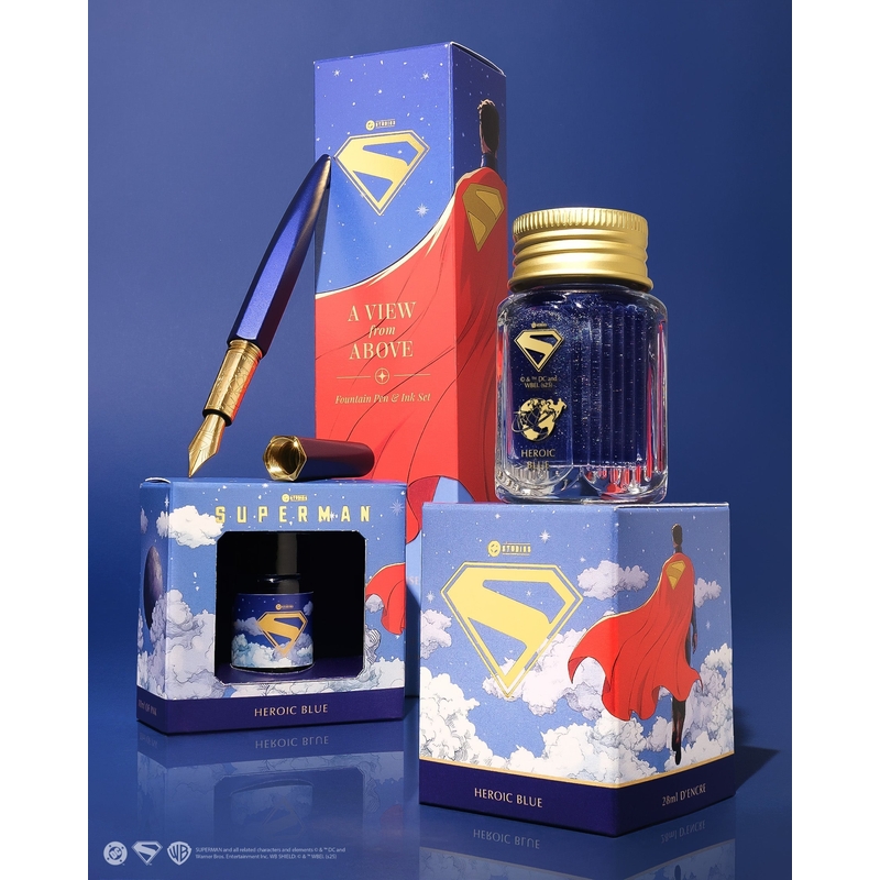 Ferris Wheel Press Ferris Wheel Press x Superman Heroic Blue Ink Bottle 10 ml