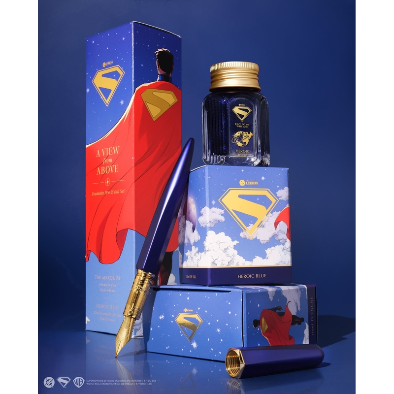 Ferris Wheel Press Ferris Wheel Press x Superman Heroic Blue Ink Bottle 10 ml