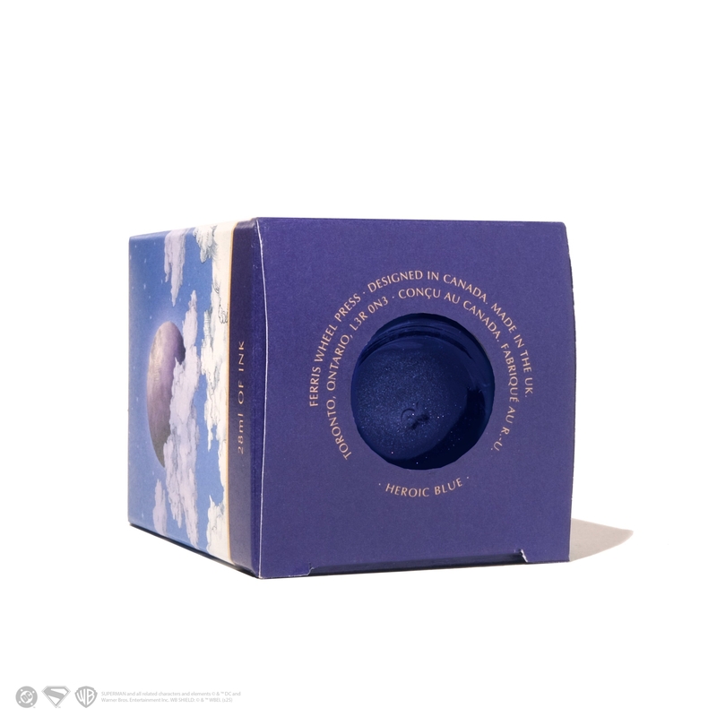 Ferris Wheel Press Ferris Wheel Press x Superman Heroic Blue Ink Bottle 28 ml