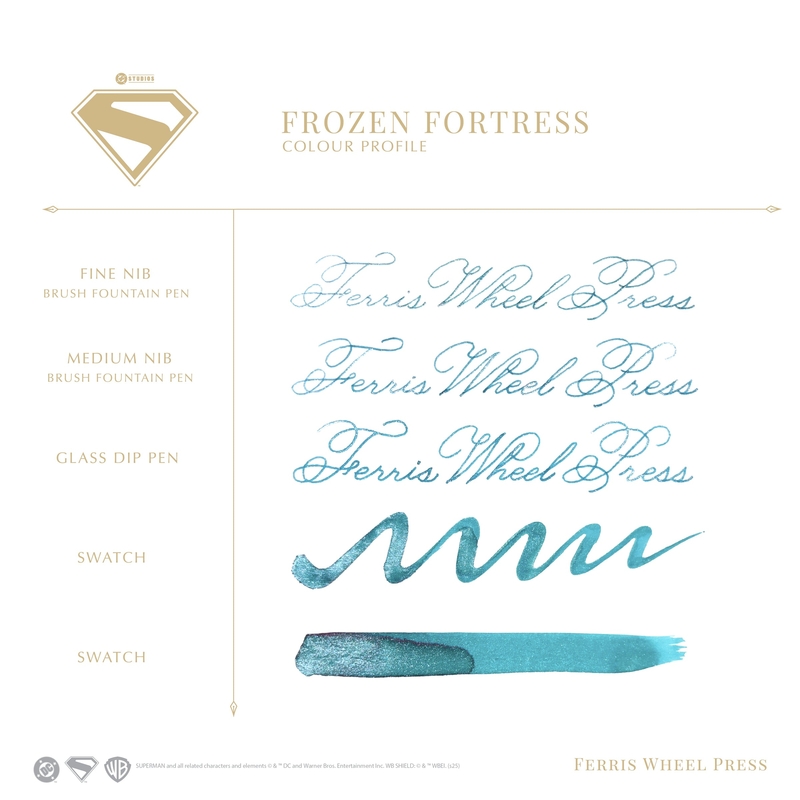 Ferris Wheel Press Ferris Wheel Press x Superman Frozen Fortress Ink Bottle 10 ml