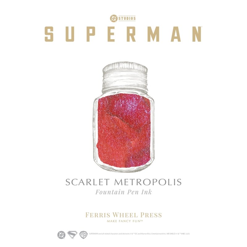 Ferris Wheel Press Ferris Wheel Press x Superman Scarlet Metropolis Inchiostro 10 ml