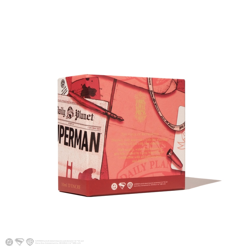 Ferris Wheel Press Ferris Wheel Press x Superman Scarlet Metropolis Ink Bottle 10 ml