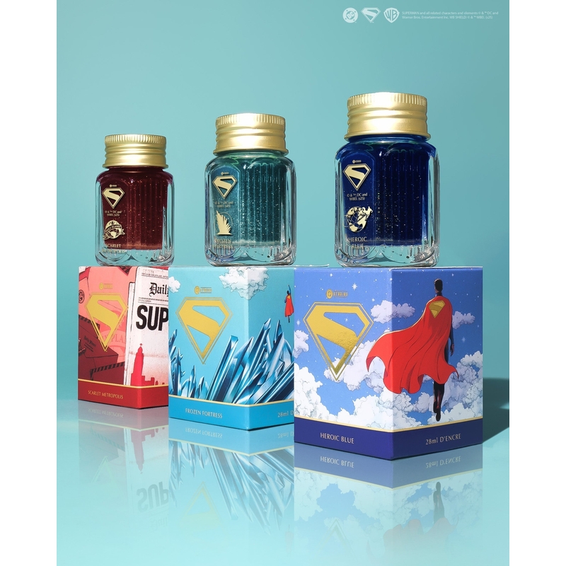 Ferris Wheel Press Ferris Wheel Press x Superman Scarlet Metropolis Inchiostro 28 ml