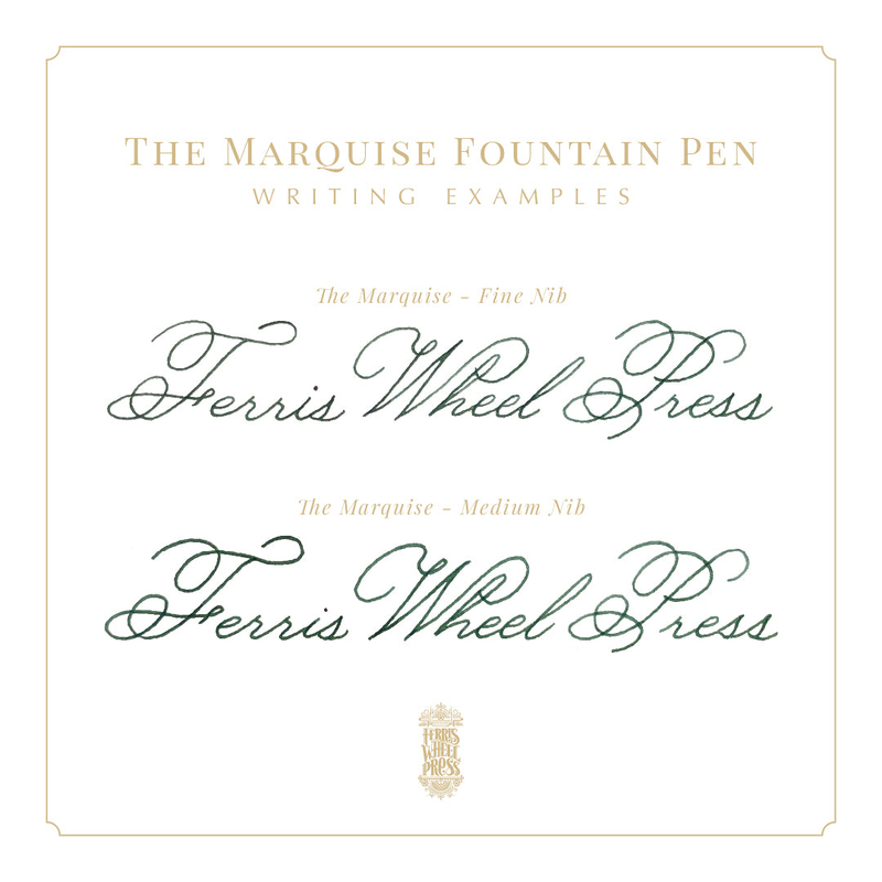 Ferris Wheel Press Ferris Wheel Press x Superman Marquise Set Fountain Pen & Ink The Voice of Metropolis