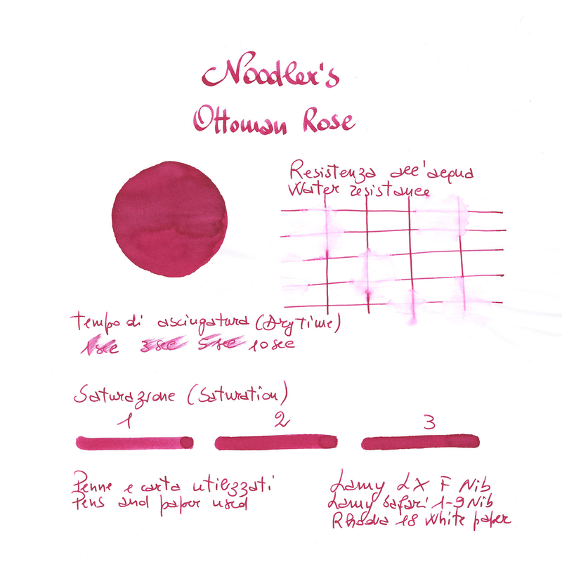 Noodler's Ottoman Rose Ink Bottle 3 oz
