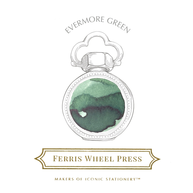 Ferris Wheel Press Ferris Wheel Press Evermore Green Ink Bottle 38 ml