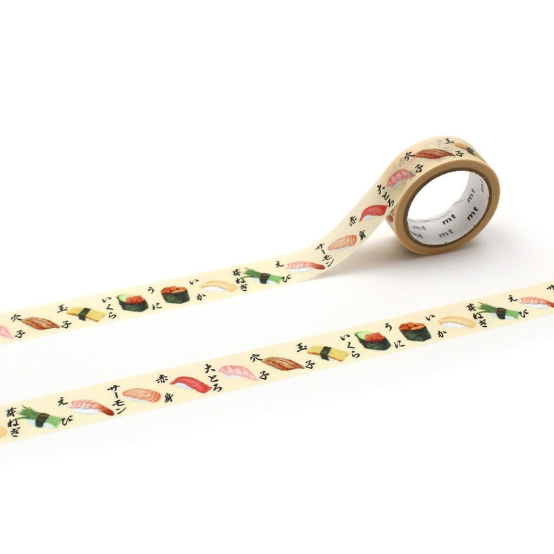 MT Masking Tape MT JPN Washi Tape Sushi Edizione Limitata