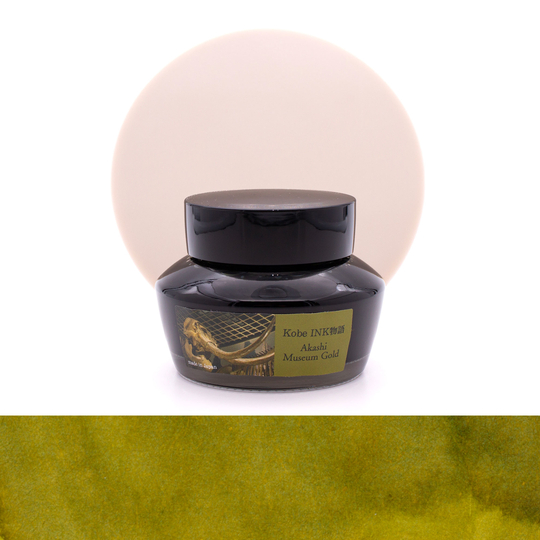 Nagasawa Kobe Monogatari Akashi Museum Gold Ink Bottle 50 ml