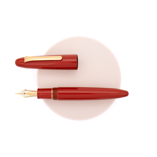 Sailor King of Pen Color Urushi Kaga Fountain Pen Amber