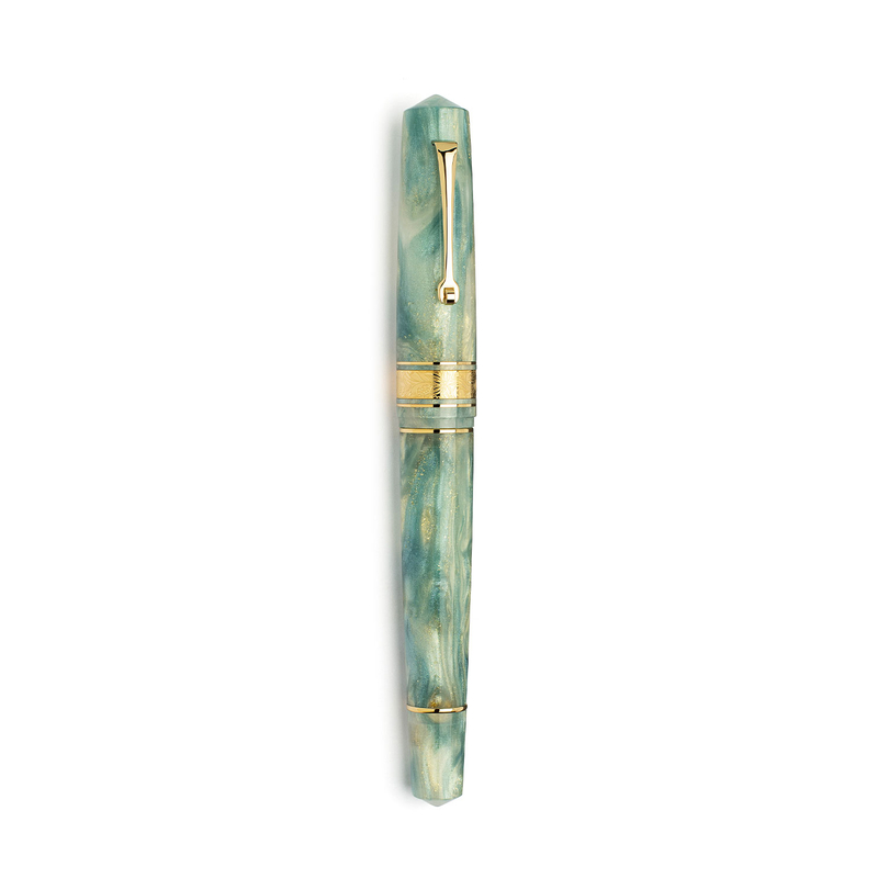 Leonardo Officina Italiana Leonardo Momento Zero Grande 2.0 Fountain Pen Hydrangea 14k Limited Edition