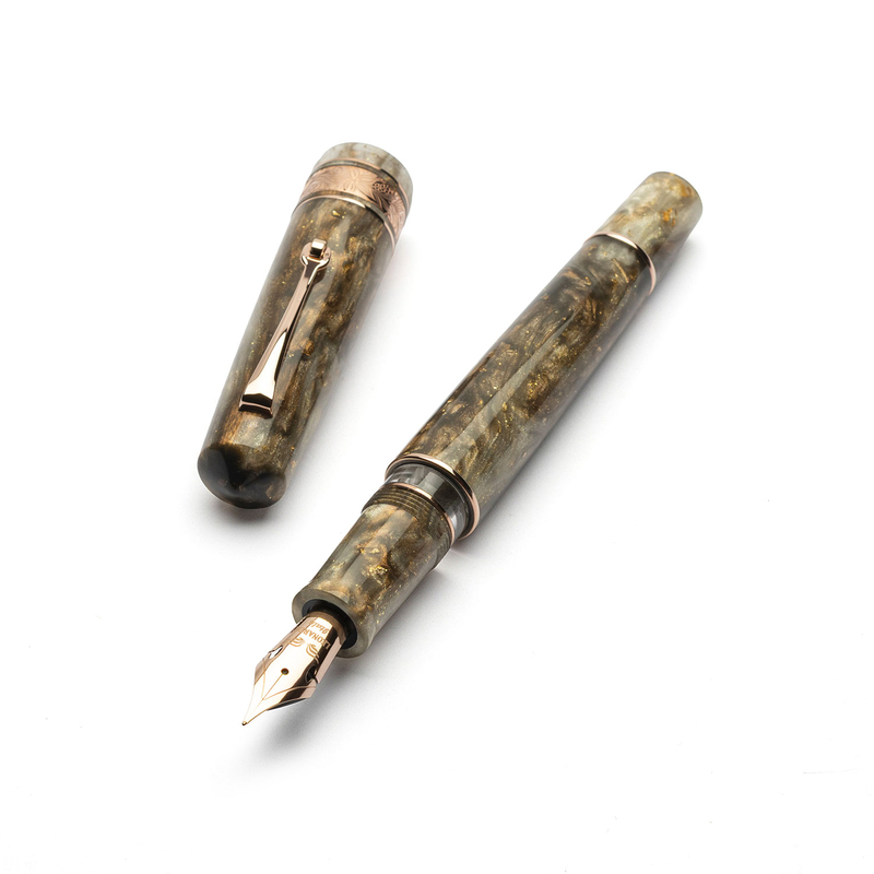 Leonardo Officina Italiana Leonardo Momento Zero Grande 2.0 Penna Stilografica Chocolate Cosmos Edizione Limitata