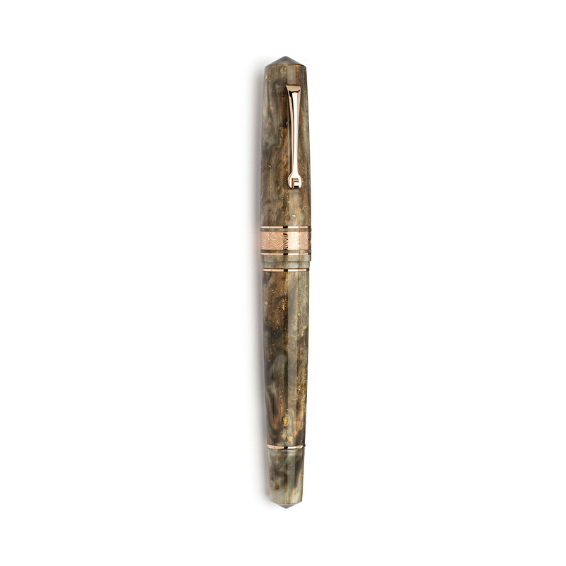 Leonardo Officina Italiana Leonardo Momento Zero Grande 2.0 Penna Stilografica Chocolate Cosmos Edizione Limitata