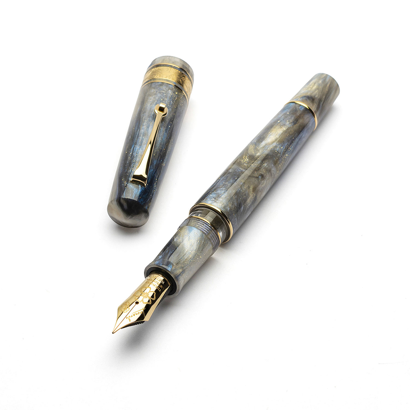Leonardo Officina Italiana Leonardo Momento Zero Grande 2.0 Fountain Pen Orchid No. 8 Nib 14k Limited Edition