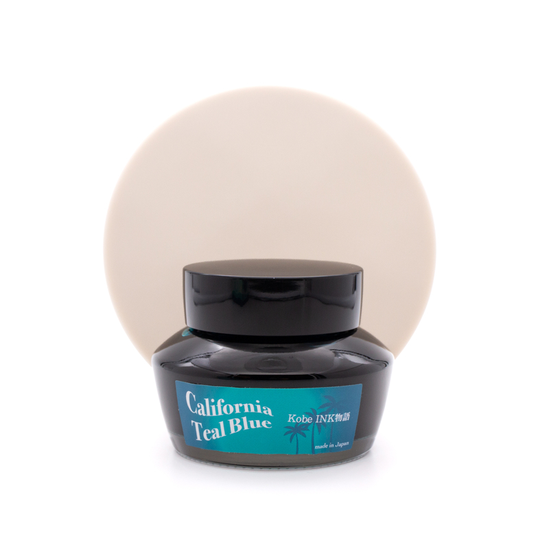 Nagasawa Nagasawa Kobe Monogatari California Teal Blue Ink Bottle 50 ml