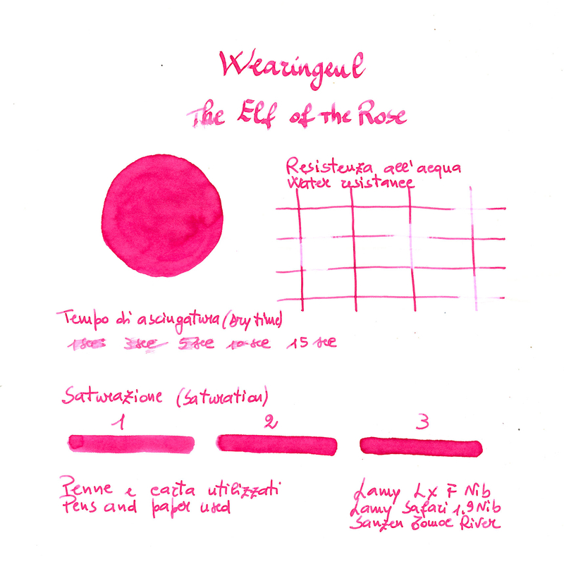 Wearingeul Wearingeul The Elf of the Rose Ink Bottle 30 ml
