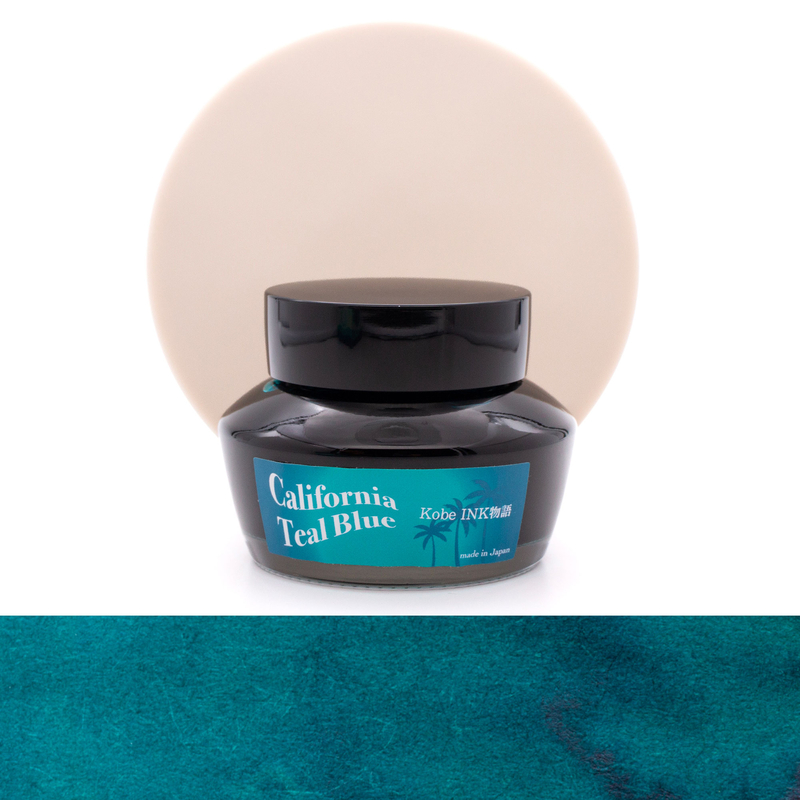 Nagasawa Nagasawa Kobe Monogatari California Teal Blue Ink Bottle 50 ml