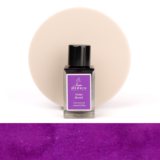 Jacques Herbin Violet Boréal Ink Bottle 15 ml