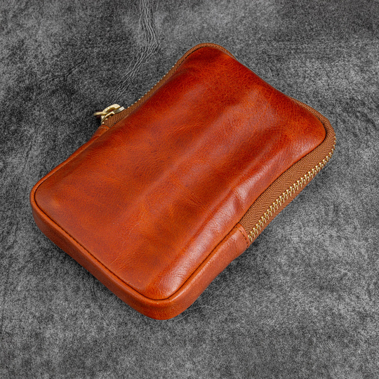 Galen Leather x Nock Co. Sinclair Portapenne Deep Cognac