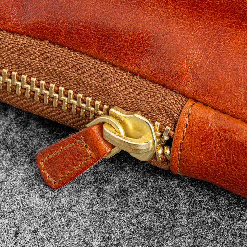 Galen Leather Galen Leather x Nock Co. Sinclair Pen Case Deep Cognac