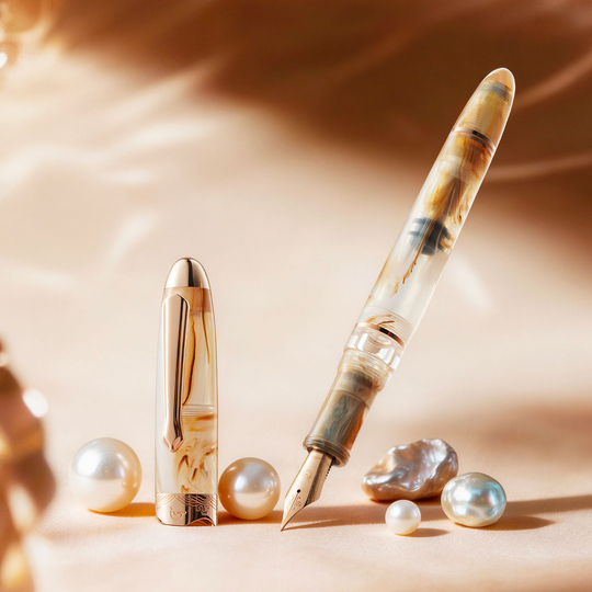 Nahvalur Horizon Fountain Pen Pearl