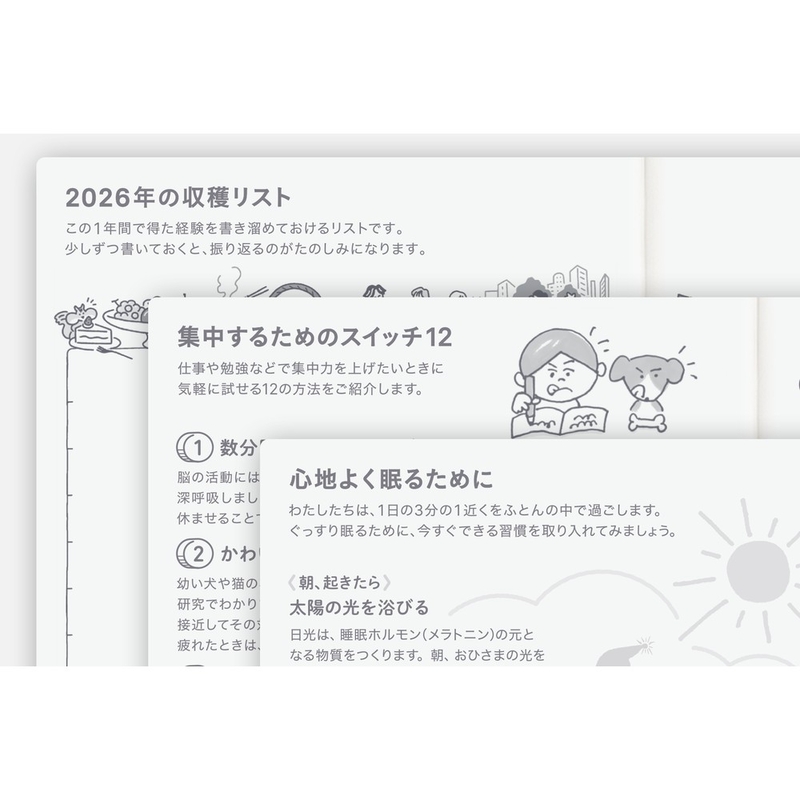 Hobonichi Hobonichi Techo Original Avec Book A6 2026 July-December