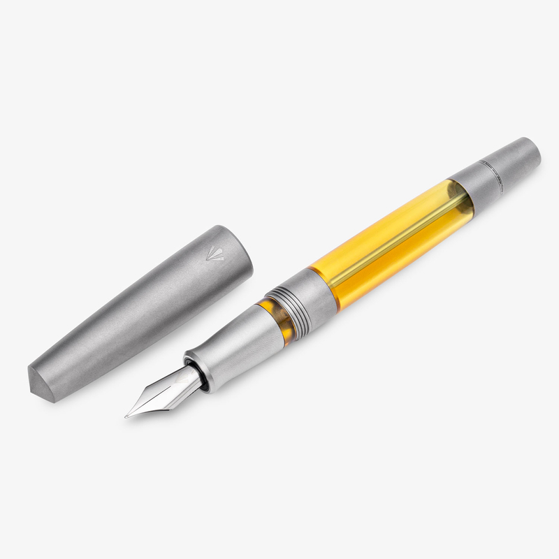Gravitas Gravitas VAC 2.0 Grade 5 Titanium Penna Stilografica Stone Washed