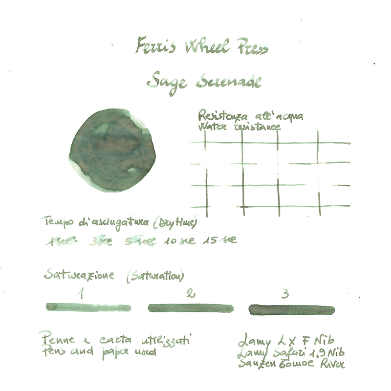 Ferris Wheel Press Ferris Wheel Press Sage Serenade Ink Bottle 10 ml