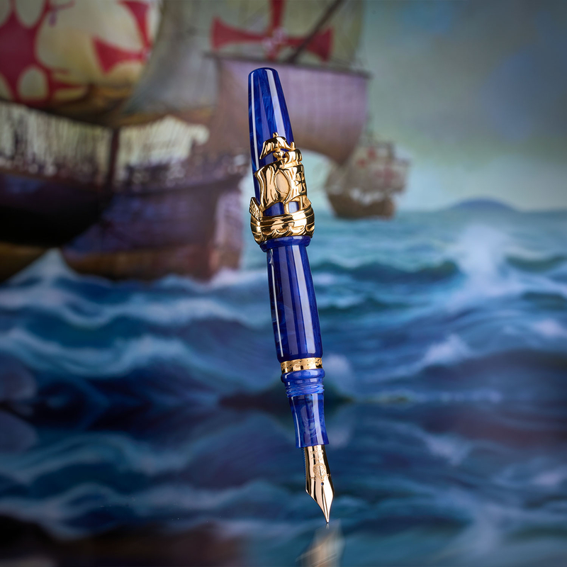 Nino Marino Signature Nino Marino Signature Columbus Fountain Pen Gold Limited Edition