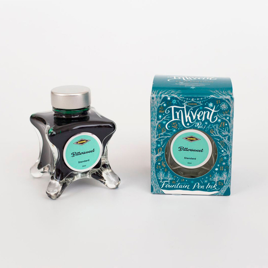 Diamine Inkvent Bittersweet Ink Bottle 50 ml Teal Edition
