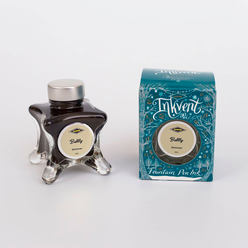 Diamine Diamine Inkvent Bubbly Ink Bottle 50 ml Teal Edition Shimmer