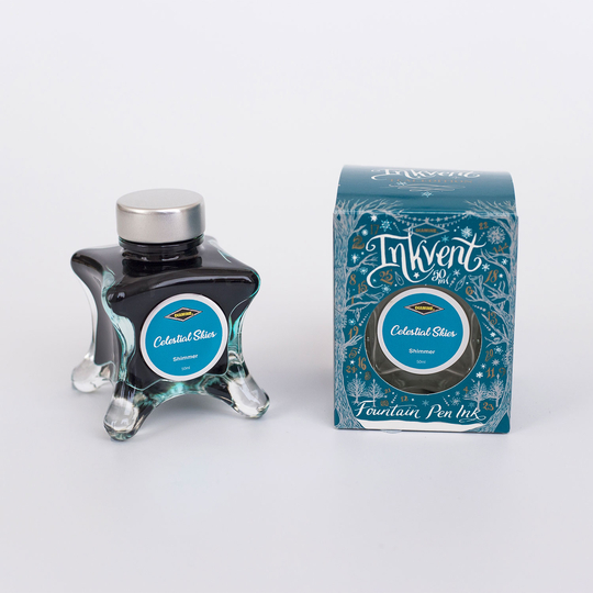 Diamine Inkvent Celestial Skies Ink Bottle 50 ml Teal Edition Shimmer