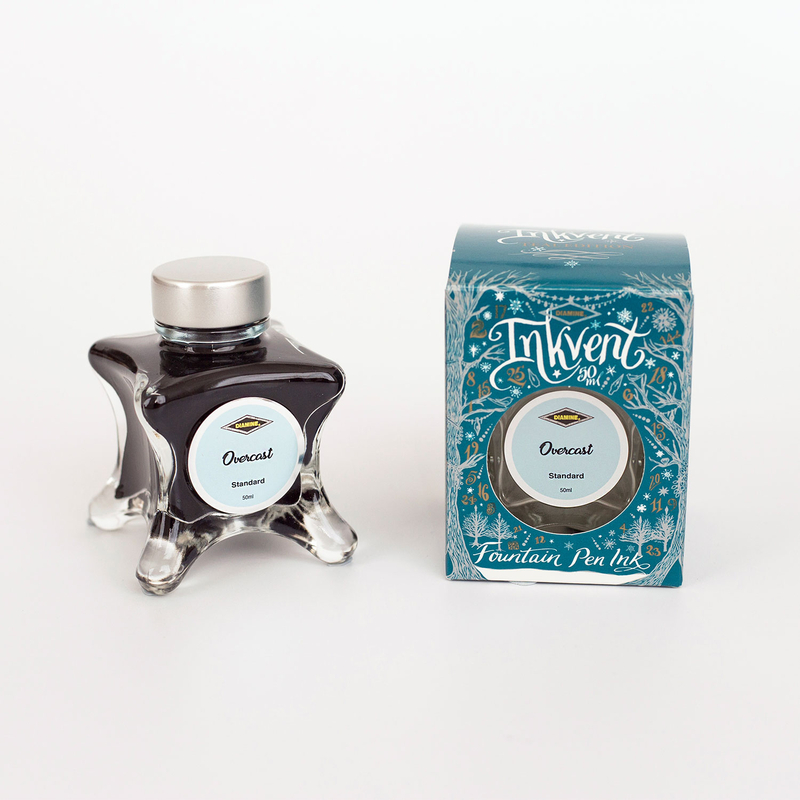 Diamine Diamine Inkvent Overcast Ink Bottle 50 ml Teal Edition