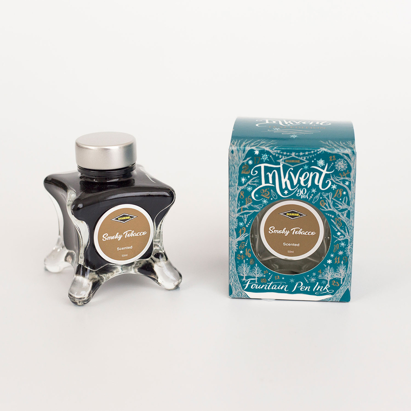 Diamine Diamine Inkvent Smoky Tobacco Ink Bottle 50 ml Teal Edition Scented
