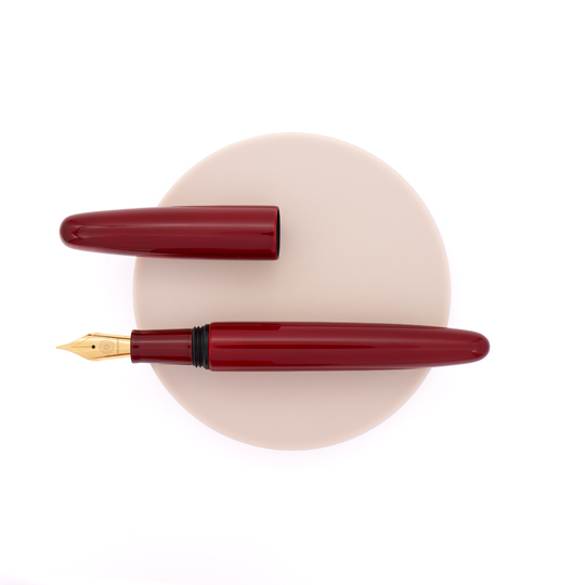 Wancher Dream Pen Aizu Urushi Penna Stilografica Aka Tamenuri