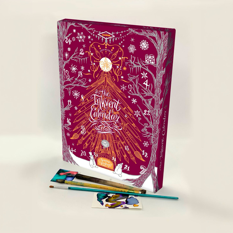 Diamine Diamine 2026 InkVent Calendar Burgundy Edition