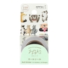 Midori Midori Yuru Log Roll Sticker Animal Emotions